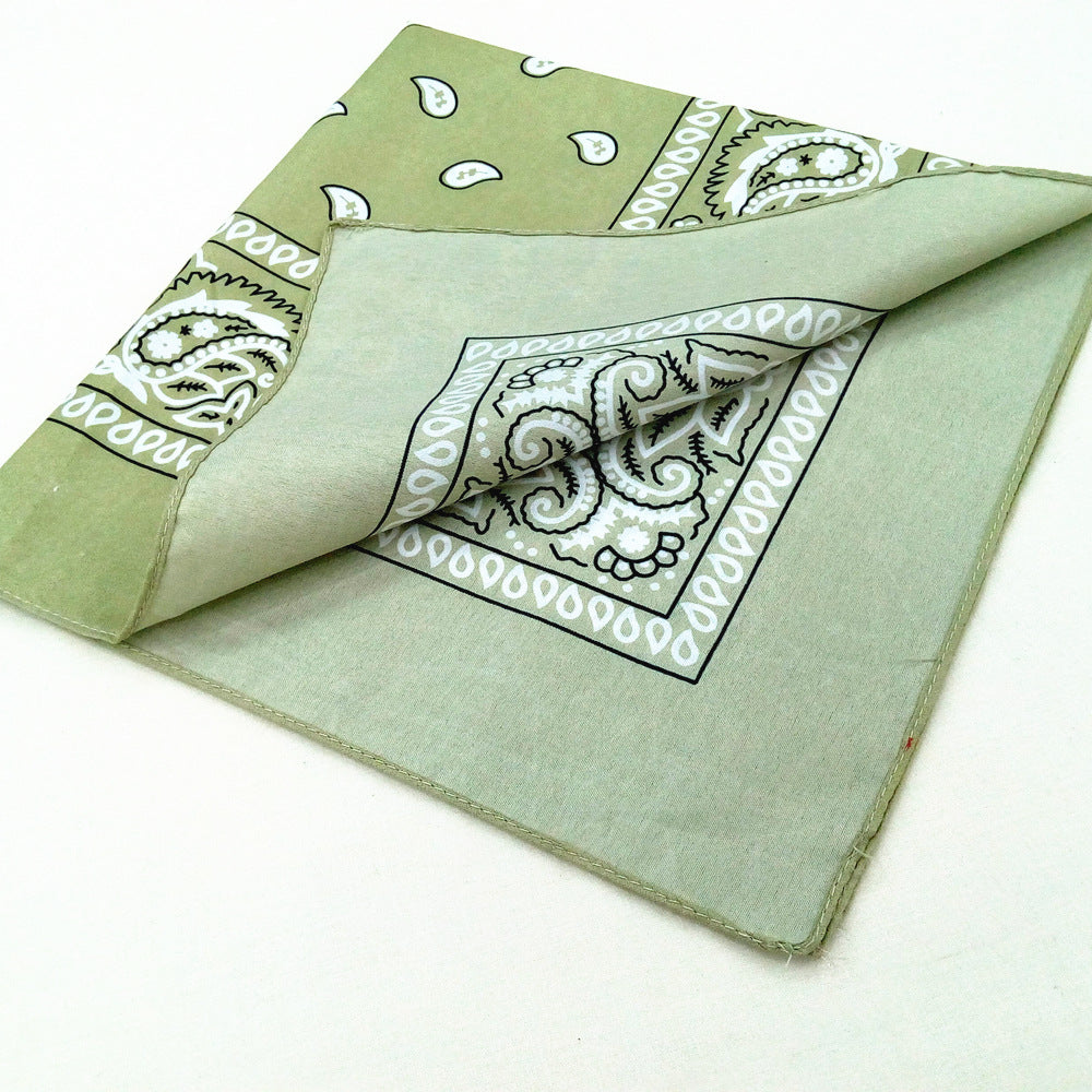 Unisex Cotton Bandana – Paisley Cowboy & Biker Headband, Wrist Wrap & Hair Scarf for Men & Women