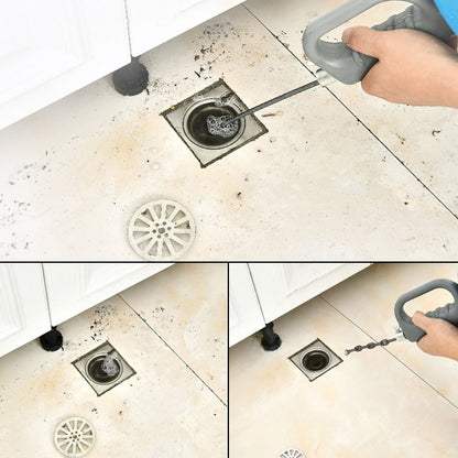 Toilet Sink Drain Unblocker – Handheld Extendable Sewer Pipe Plunger for Bathroom & Kitchen Cleaning (5/7/10m)