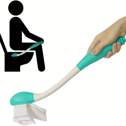 Long Handle Toilet Wiping Aid – Self-Wipe Assist Tool for Elderly, Disabled, Pregnant & Post-Surgery Users