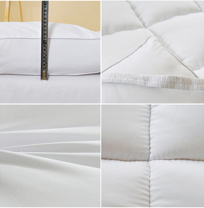 VESCOVO Thick Goose Down Fiber Mattress Topper – Single, Twin & Queen Size Bed Mattress Pad