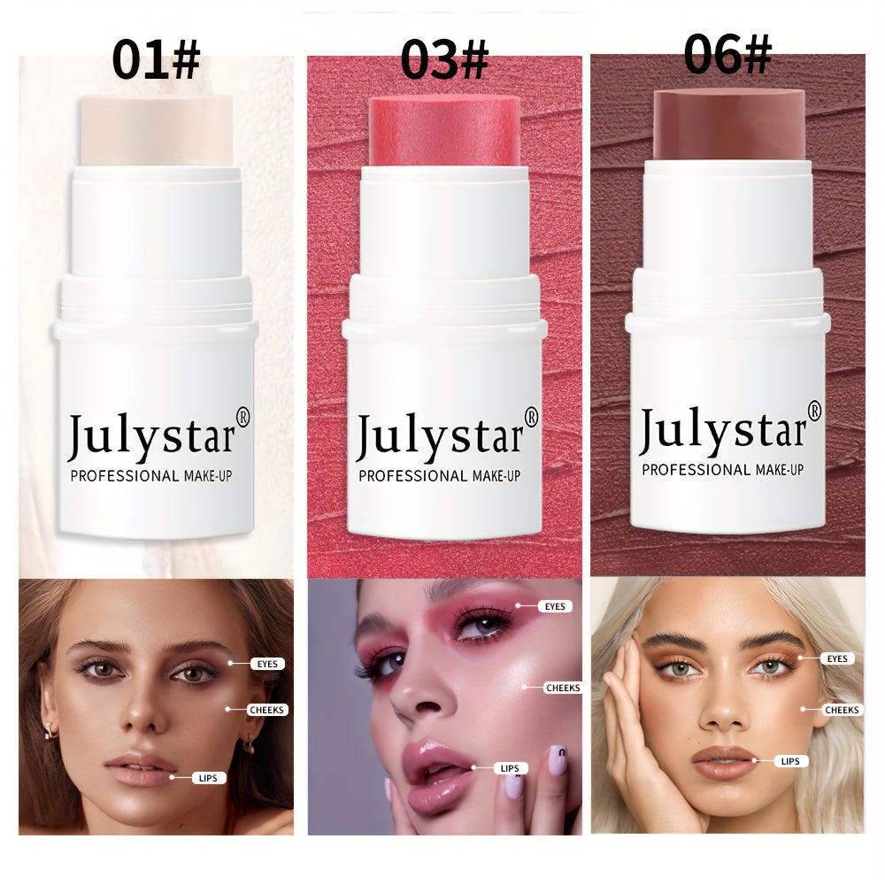 4Pcs Ultimate Cream Contour Kit - Seamless Blending Sticks with Highlighter, Blush and Bronzer - Buildable, Long-Lasting, Water-Resistant for Flawless Cheek Sculpting