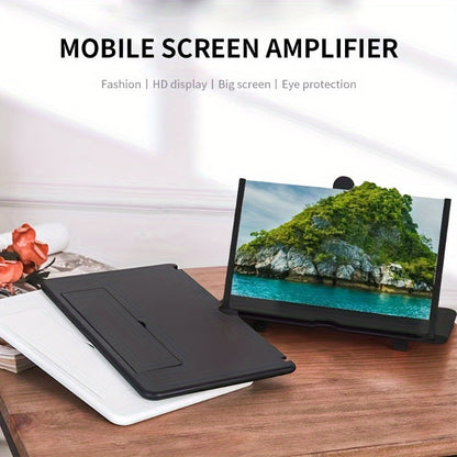 18 Inch Oversized Mobile Phone Screen Amplifier – 3D Magnifier Stand with Creative Pull-Out Stretch Function, Portable and Compact for Enhanced Viewing Experience