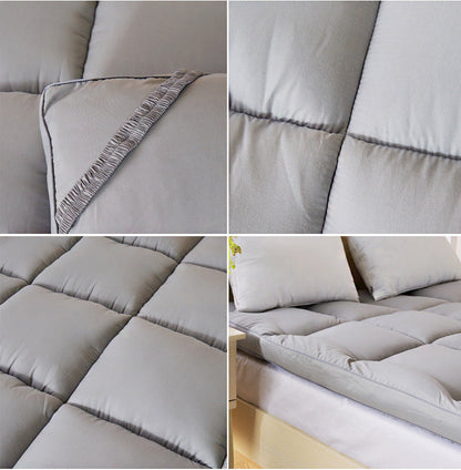 VESCOVO Thick Goose Down Fiber Mattress Topper – Single, Twin & Queen Size Bed Mattress Pad