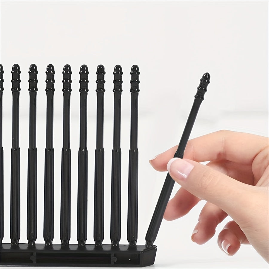 100pcs Disposable Ear Cleaning Spoons – Sticky, Fragrance-Free Earwax Removal Tools
