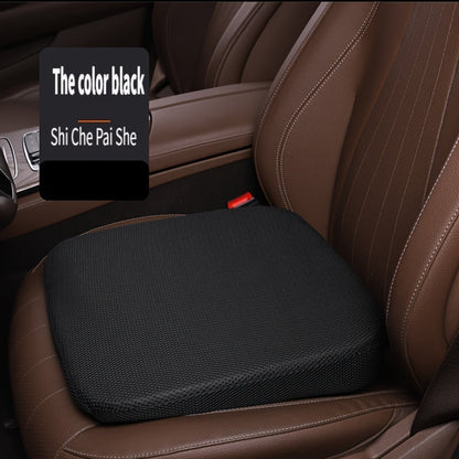 Thickened Car Seat Cushion with Angled Design for Short Stature - Boost Driving Comfort, Easy Care and Perfect Fit