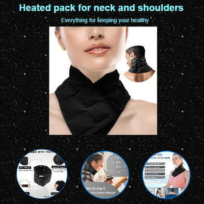 Reusable Neck Ice Pack - Hot and Cold Gel Wrap for Pain Relief, Surgery Recovery, Sports Injury, Swelling, and Bruises