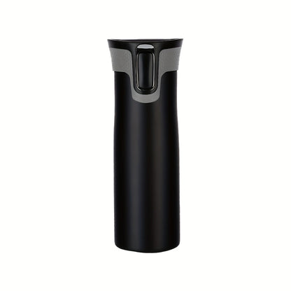 450ml/15.2oz Stainless Steel Vacuum Travel Mug - Thermal Water Cup with Heat Insulation, Durable 304 Stainless Construction