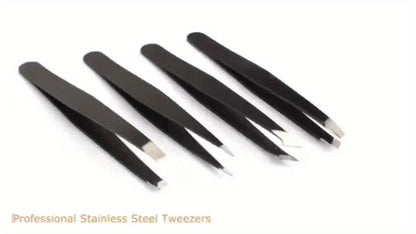 Purple Metal Eyebrow Tweezers – Precision Grooming & Hair Removal Tool