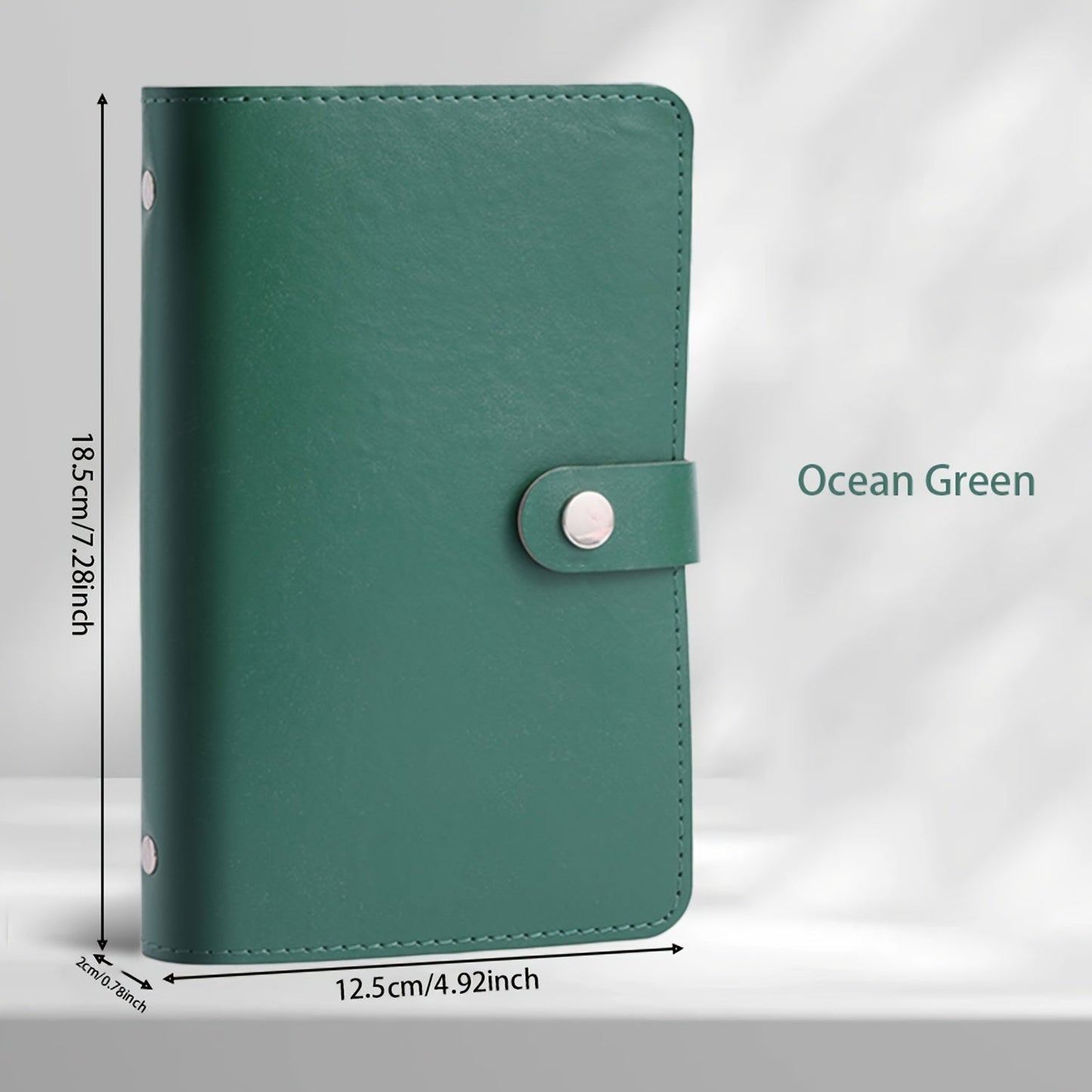 1 Banknote Storage Book - PU Material, Holds 100 Banknotes, Photos, Stamps, Bank Cards, A6 Ultra-Large Capacity with 50 Inner Pages