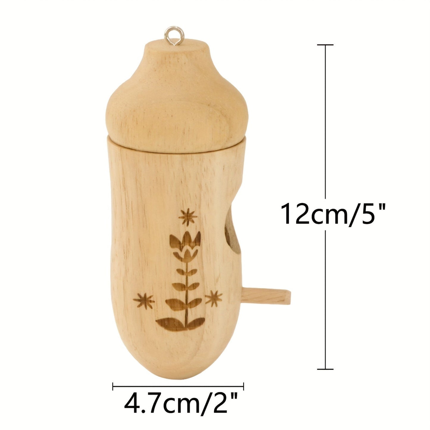3pcs Hummingbird House Set – Natural Wooden Hanging Houses for Outdoor Gardening & Home Decoration Gifts