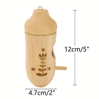 3pcs Hummingbird House Set – Natural Wooden Hanging Houses for Outdoor Gardening & Home Decoration Gifts