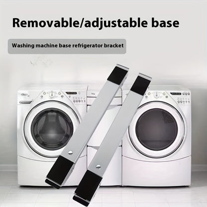 Anti-Vibration Rubber Pads with Rust-Resistant Metal Base - Non-Slip for Refrigerators and Washing Machines