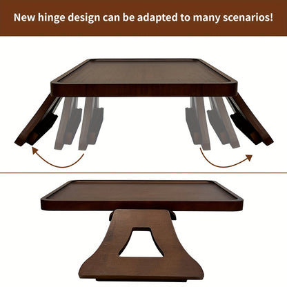 Arm Table Clip-On Tray for Wide Couches - Portable Sofa Table, TV & Side Table for Small Spaces