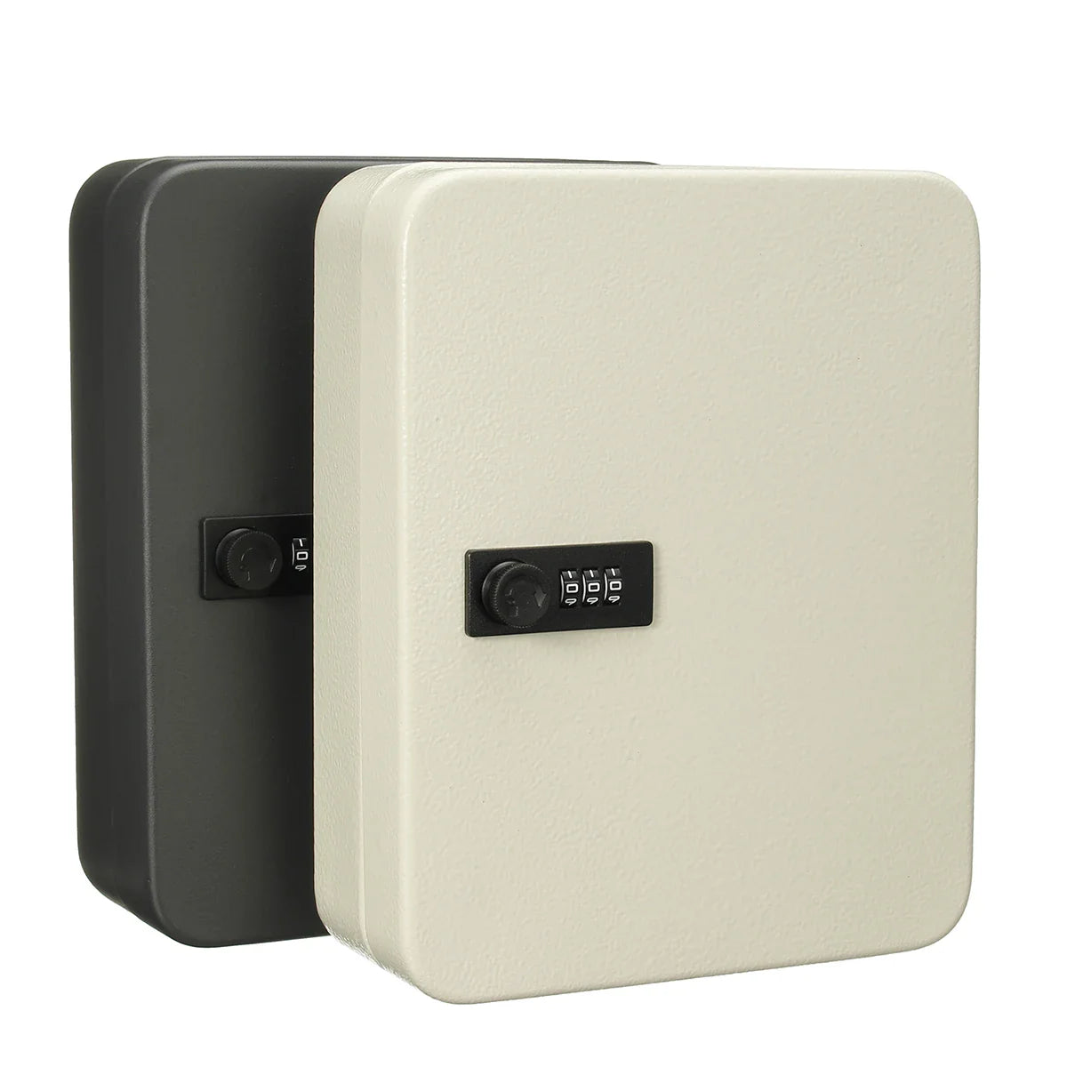 Security Car Combination Lock – Wall-Mounted Metal Storage Cabinet & Key Safe Box, Lockable Password Organizer for Home & Office