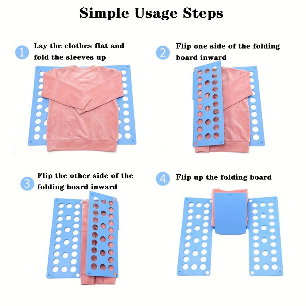 Practical Adult PP Shirt Folding Board - Easy Clothes Folding, Space-Saving, Travel-Friendly | Quick Folding Helper for Home | Perfect for Lazy People, Travelers, Busy Individuals