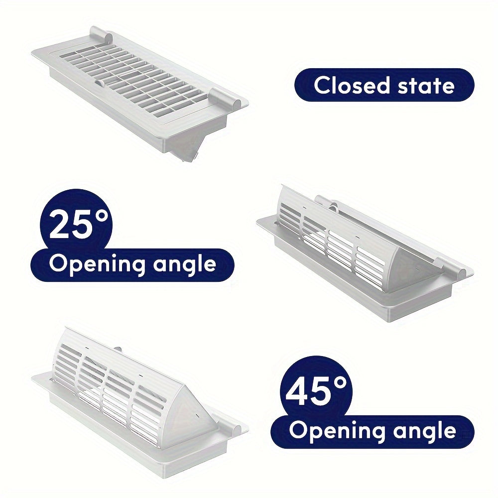 Heavy-Duty Walkable Floor Vent Covers – Premium Adjustable Air Vent Deflectors, Durable & Easy to Install, Available in 1/2/6 Pack