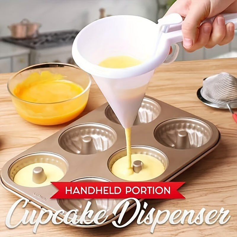 Handheld Cream Funnel - Multifunctional Cake and Chocolate Dispenser, Adjustable Batter Dispenser, Candy Bar Funnel for Baking and Cake Decoration, Ideal for Restaurants, Food Trucks, and Bakeries