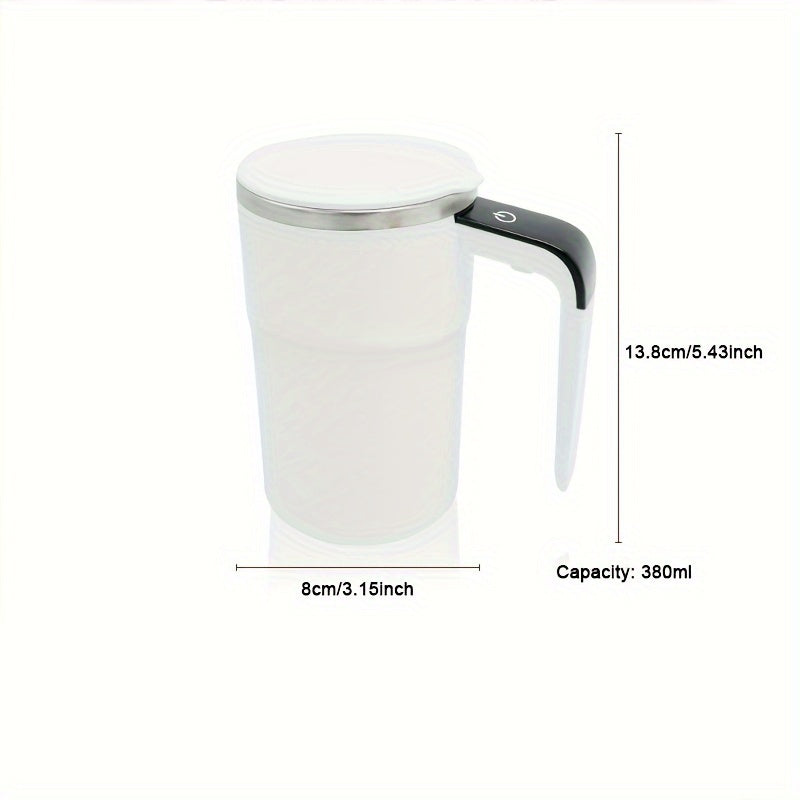 Fully Automatic 304 Stainless Steel Mixing Cup with Temperature Display – Portable Coffee Cup for Home and Office