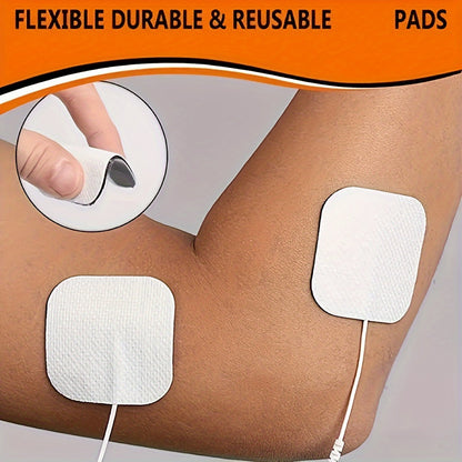 20pcs Premium Latex-Free Electrode Pads – Compatible with 2mm Pin Connector Lead Wires, High-Quality Replacement for Efficient Machine Performance