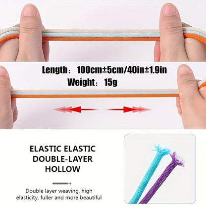 Round No-Tie Elastic Shoelaces – Stretchable Laces for Sneakers, Casual & Skate Shoes