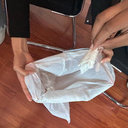 45pcs/3rolls Small Drawstring Trash Bags – 4 Gallons, 15 Liters Plastic Garbage Bags for Bathroom, Bedroom, Office, Restroom – Ideal for Home and Office Use