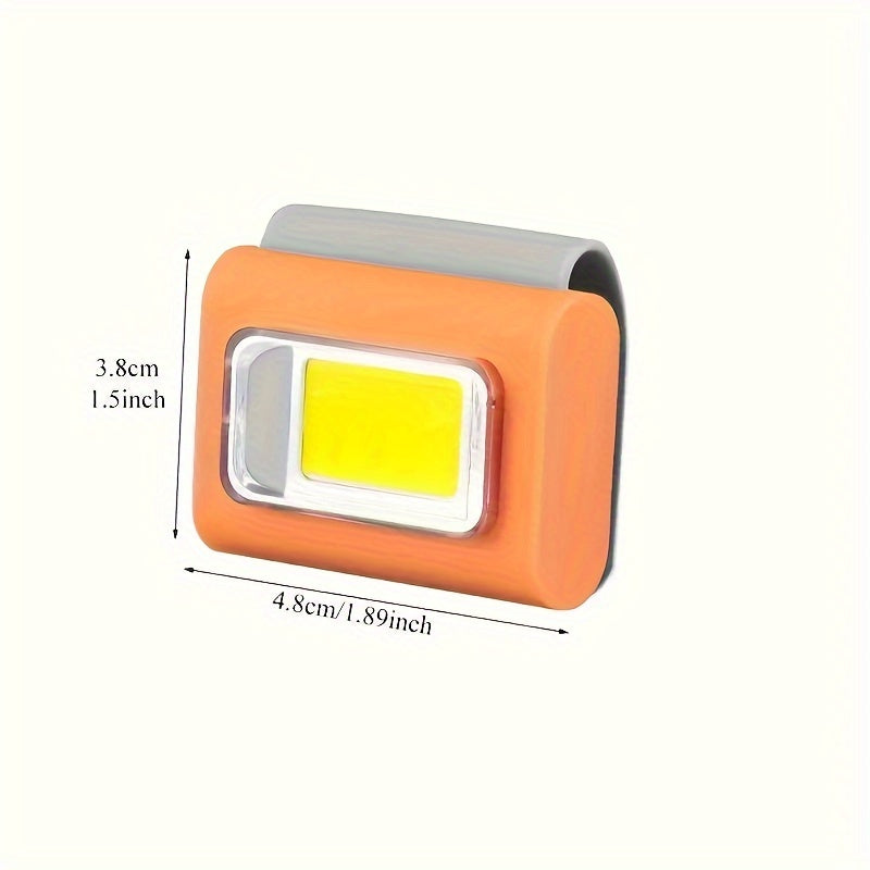 1pc/3pcs Clip-On Running Lights – Rechargeable Night Light with Magnetic Reflective, LED 3 Modes Brightness & Red Strobe – For Runners, Joggers, Camping, Hiking