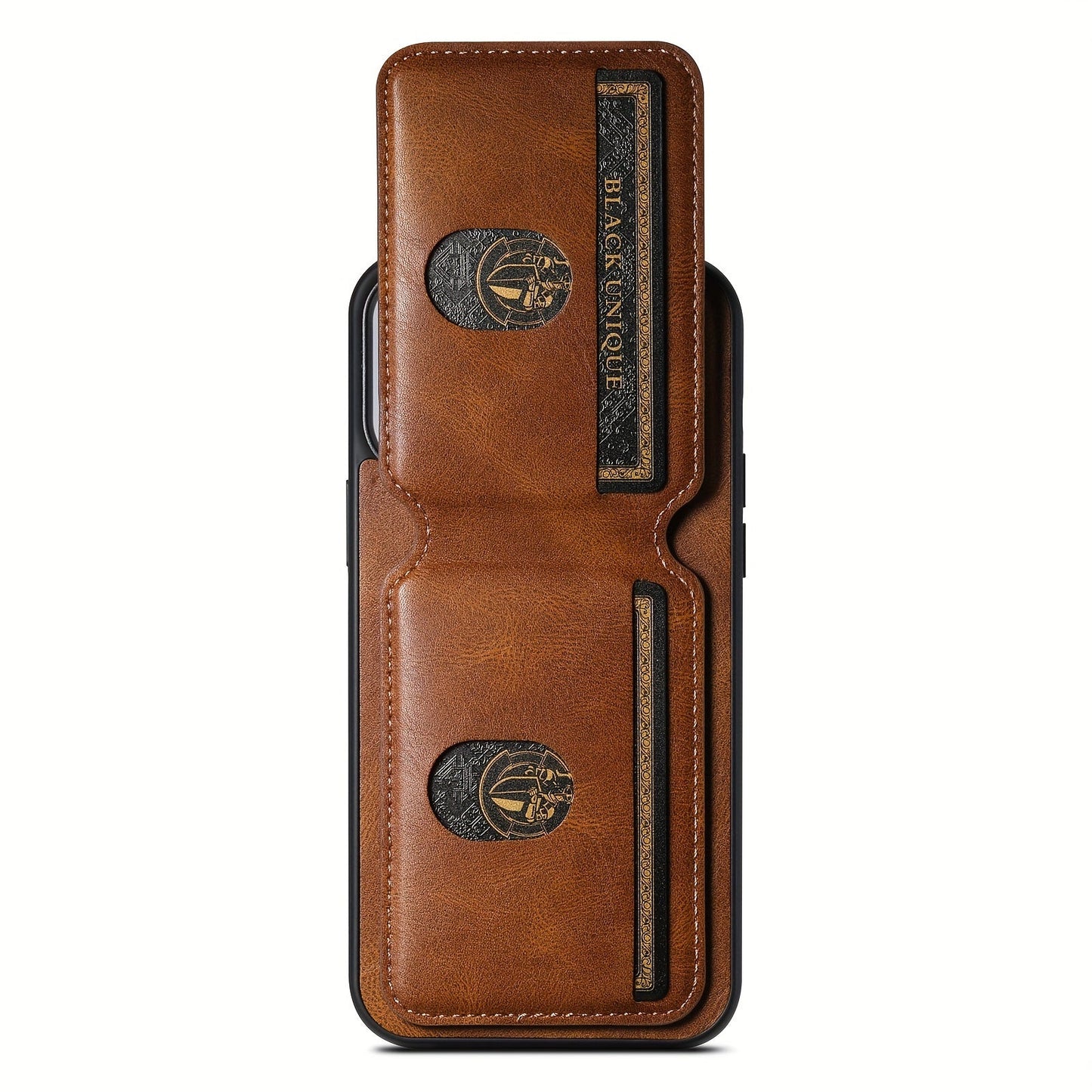 Suteni Luxury PU Leather Card Holder Phone Case - Compatible with iPhone 15 Pro Max, 14 Plus, 13, 12, 11, XR, XS Max
