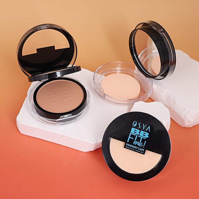 3 Color BB Cream Powder – Double-Layer Design for Oil Control and Concealing, Contains Plant Squalane for a Perfect Natural Makeup Look