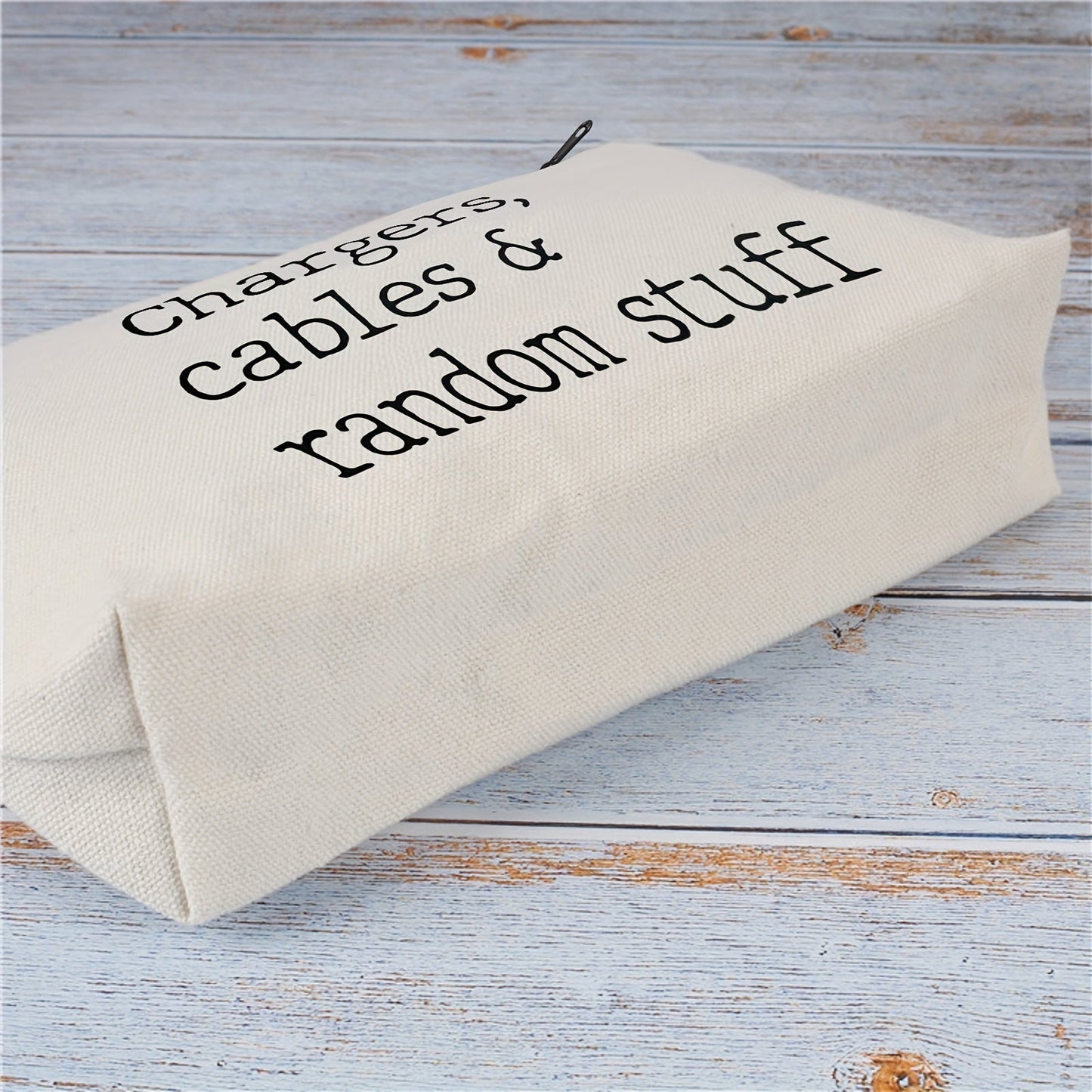 Polyester Cable Organizer Bag - Portable Storage Pouch for Chargers, Cables, and Accessories - Ideal for Electronics Essentials, Travel, and Gift Giving