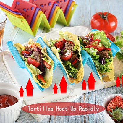 Reusable Taco Holders – 1/3/6pcs Colorful Washable Taco Stands, Safety Taco Rack, Also for Pancakes – Kitchen Gadgets and Kitchen Stuff
