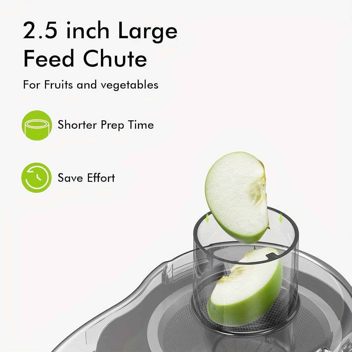 Compact Speedster Juicer – Citrus Juicer with High Juice Yield, Multiple Safety Features, BPA-Free, Black & Green – Easy Operation Centrifugal Extractor for Fruits and Vegetables