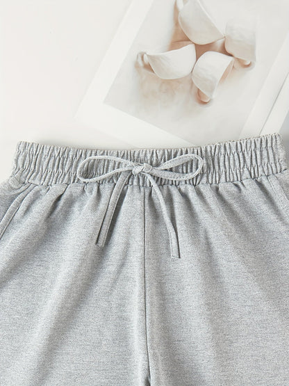 Women's Summer Lightweight Elastic Waist Athletic Shorts - Loose Casual Running and Yoga Comfort Shorts