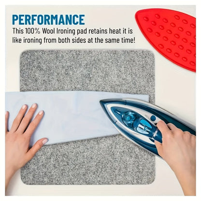 Premium Ironing Mat - Durable, Portable and Heat-Resistant | Ideal for Quilting, Sewing and Crafts | Foldable Design for Home and Travel Use