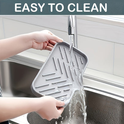 Silicone Kitchen Sink Tray – Soap Tray Holder and Organizer
