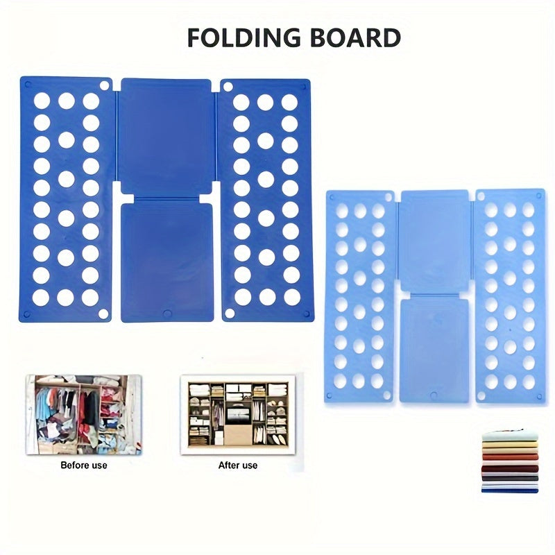 Practical Adult PP Shirt Folding Board - Easy Clothes Folding, Space-Saving, Travel-Friendly | Quick Folding Helper for Home | Perfect for Lazy People, Travelers, Busy Individuals