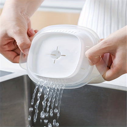 Microwave Rice Cooker and Steamer – Food Storage Container for Fresh-Keeping, Kitchen Gadgets and Accessories