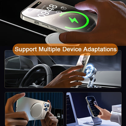 New Titanium Metallic Luxury Matte Phone Case for iPhone 15/14/13/12/11 Pro Max Plus - Magnetic Wireless Charging, Shockproof, Glass Camera Lens Protection