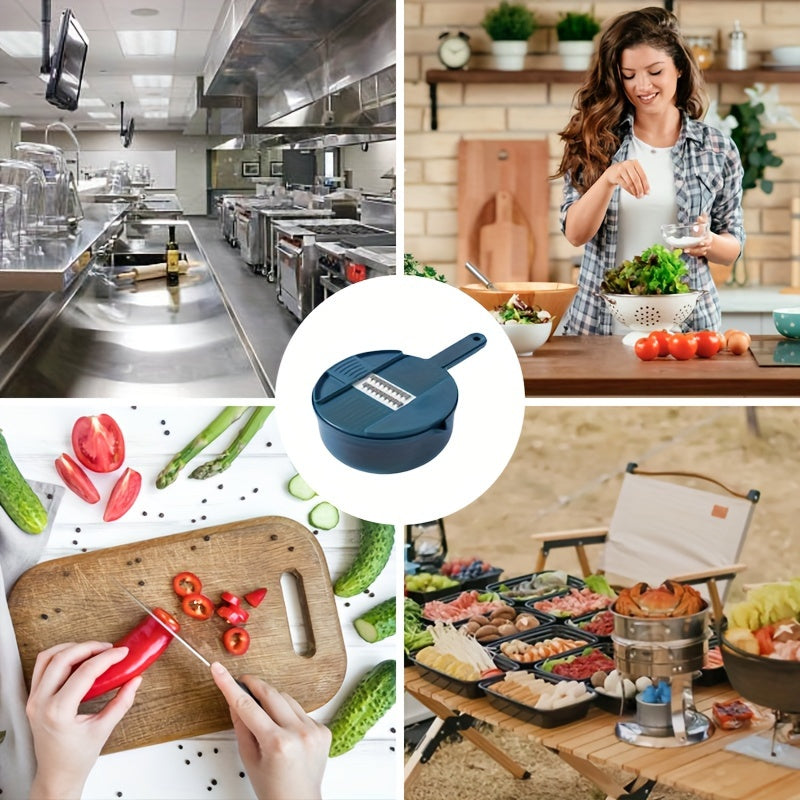 12-in-1 Ultimate Multi-Functional Vegetable Chopper - Cutting, Shredding, Slicing, Grating for Carrots, Potatoes, Radish - Ideal for Hotel, Commercial, Home Kitchens - Eid Al-Adha Mubarak Gift Idea