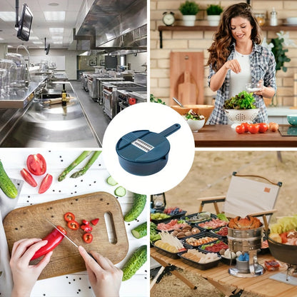 12-in-1 Ultimate Multi-Functional Vegetable Chopper - Cutting, Shredding, Slicing, Grating for Carrots, Potatoes, Radish - Ideal for Hotel, Commercial, Home Kitchens - Eid Al-Adha Mubarak Gift Idea