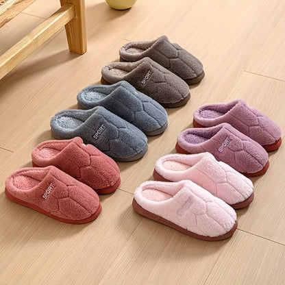 Warm & Cozy Winter Slippers, Non-Slip Sole with Plush Lining for Comfort and Warmth