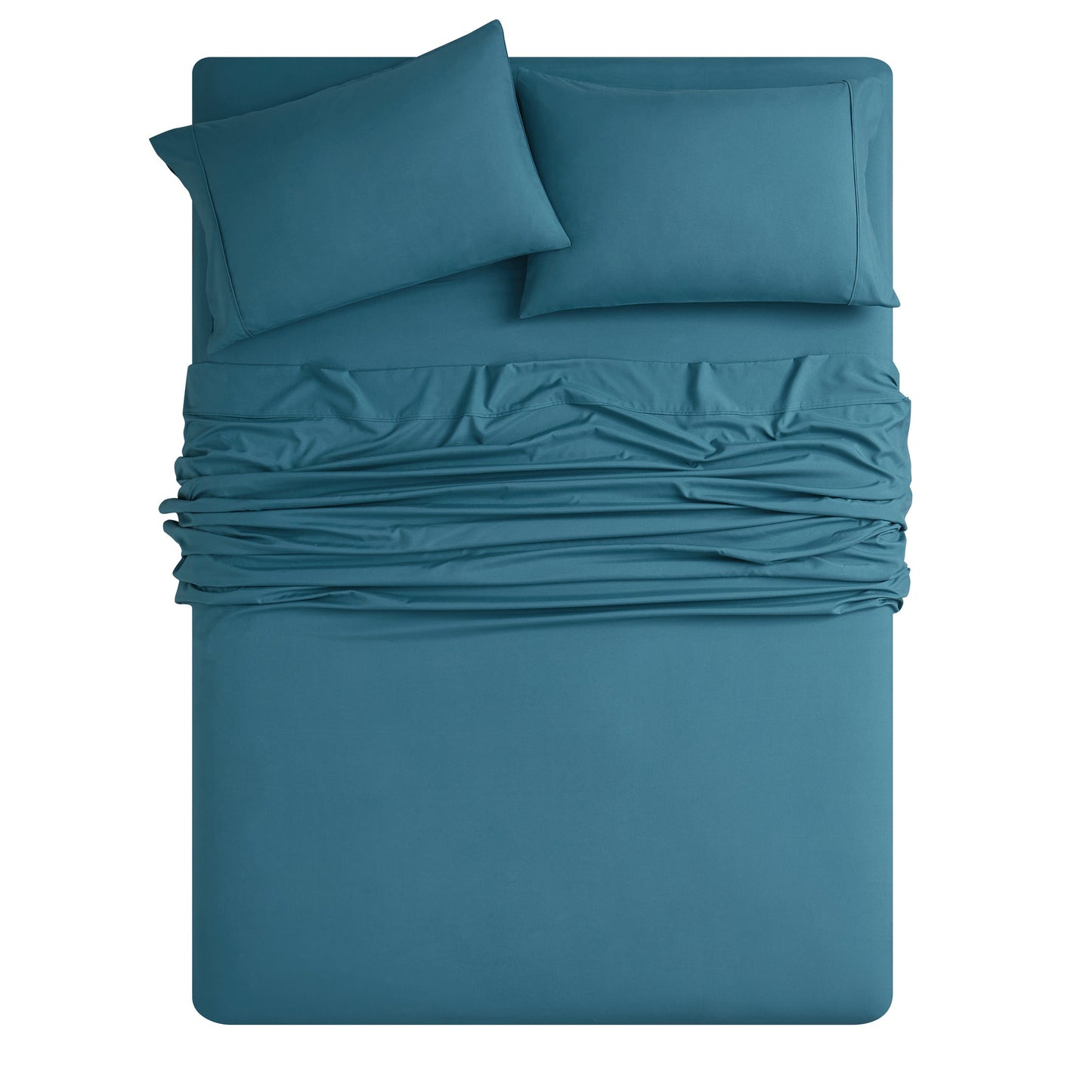 Bamboo 2000 Thread Count 6-Piece Luxury Sheet Set - Organic, Cooling, 16 Inch Deep Pocket, Egyptian Luxury with Bonus Pillowcases - Shrink and Fade Resistant