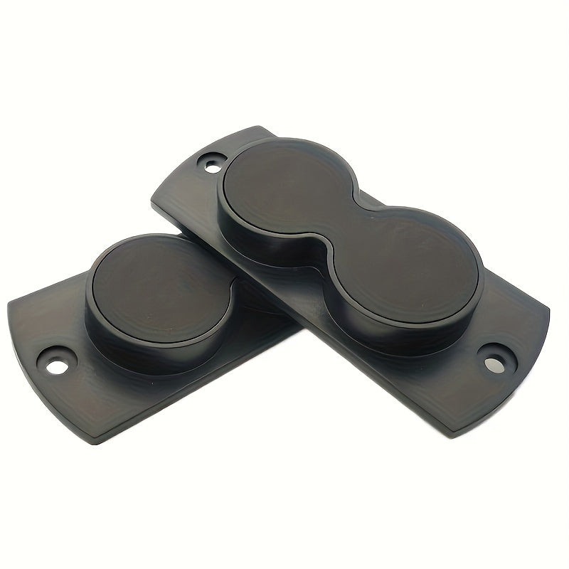 HUAPUDA 1-Piece Pistol Car Holder – Magnetic Rubber Coated Mount Holster for Vehicles, Trucks, Homes, Walls, and Tables (35 lbs Strength)