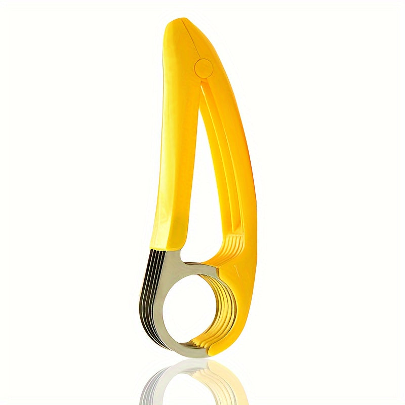 Banana and Cucumber Slicer – Stainless Steel Blade Kitchen Gadget for Easy Fruit & Vegetable Slicing