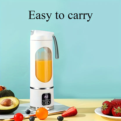 Portable USB-Rechargeable Blender & Juicer – Easy to Clean, Perfect for Fruit & Vegetable Drinks, Milkshakes, 10.14oz to 16.91oz Capacity