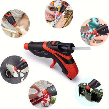 Cordless Hot Melt Glue Gun with 30PCS Glue Sticks - Rechargeable Hot Glue Tools Set