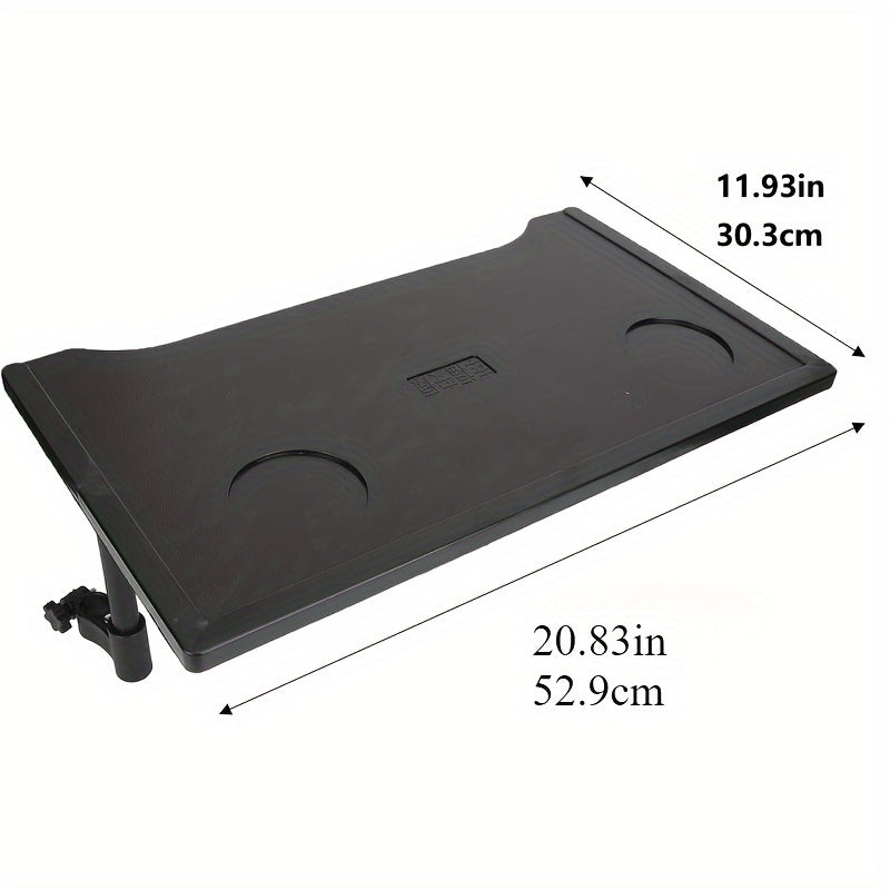 Detachable Wheelchair Tray Table with Cup Holders – Fits Most Standard Chairs, Ideal for Eating, Reading and Resting