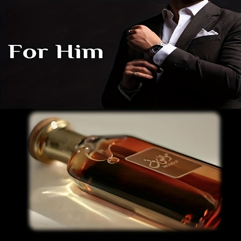 Arabian Musk Perfume - Classic Wooden Scent, Long-Lasting Eau de Parfum, Alcohol-Based Men's Fragrance, Travel-Friendly, Perfect Christmas Gift