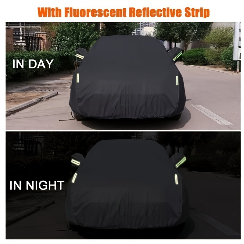 All-Purpose Waterproof Car Cover – Protect Your SUV/Sedan from Sun, Rain, Snow & UV Rays, Outdoor Use