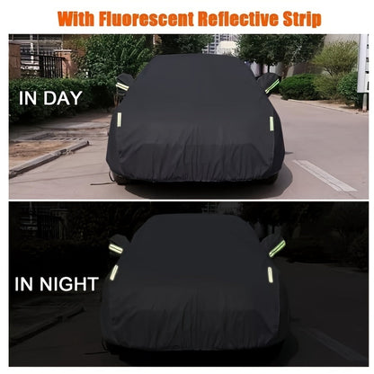 All-Purpose Waterproof Car Cover – Protect Your SUV/Sedan from Sun, Rain, Snow & UV Rays, Outdoor Use