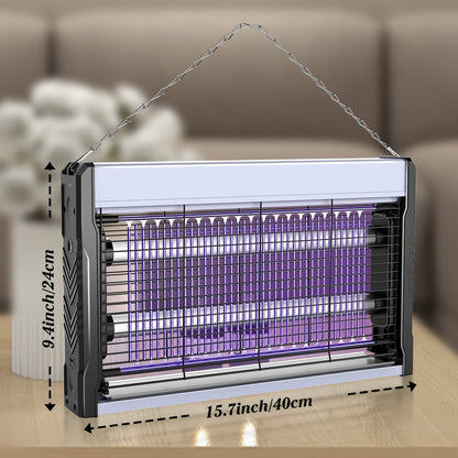 Electric Bug Zapper – Mosquito Killer with Hanging Chain, Removable Collection Tray, USB-Powered for Indoor and Outdoor Use – Ideal for Home, Office, and Warehouse